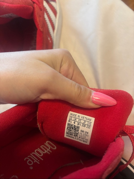 Red adidas campus - Picture 5 of 5